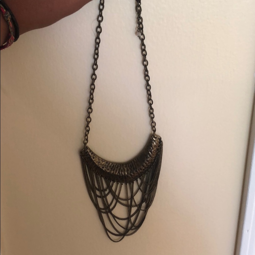 Gold Chain Glam Necklace